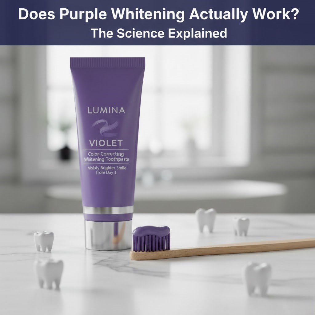 Does Purple Whitening Toothpaste Actually Work?