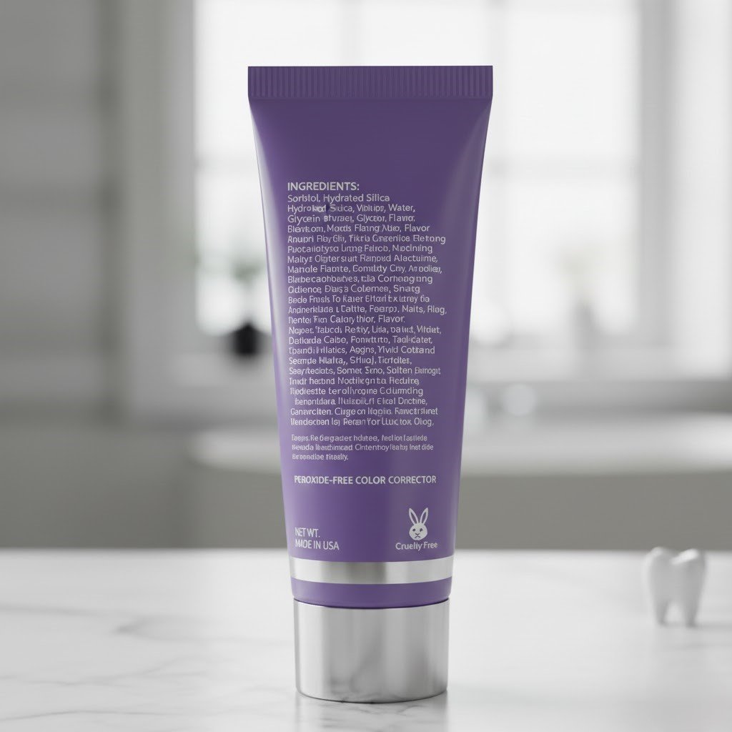 Most purple toothpastes are peroxide-free, making them safe for those with extreme tooth sensitivity.